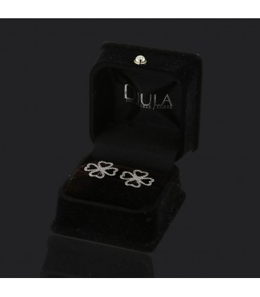 Boucles d’oreilles Djula Trèfle