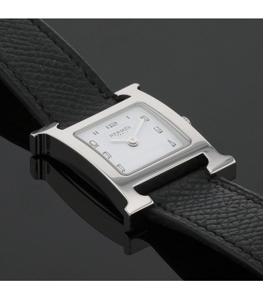 Hermès Heure H stainless steel watch