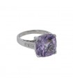 Mauboussin Gueule d’Amour amethyst, diamonds and gold ring