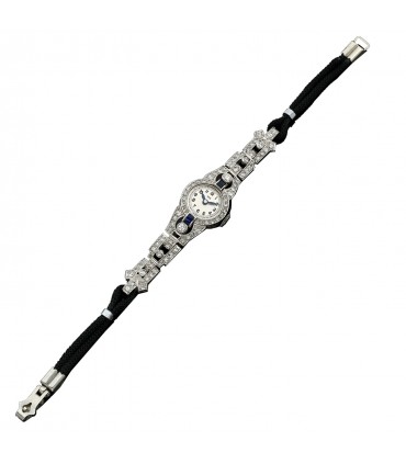 Montre platine et diamants