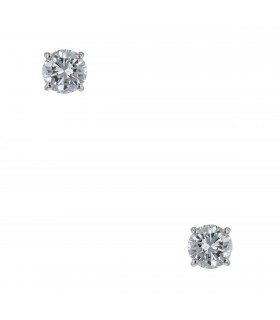 Diamonds and gold earrings