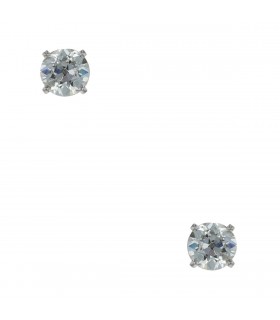 Diamonds and gold earrings