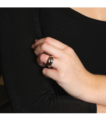 Cartier Trinity three tones gold ring