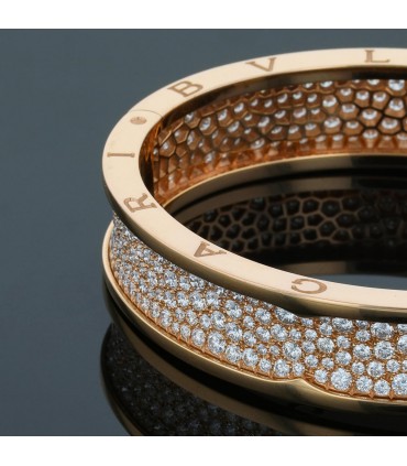 Bulgari B.Zero 1 diamonds and gold bracelet