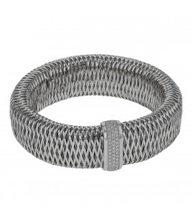 Roberto Coin diamonds, gold and stainless steel