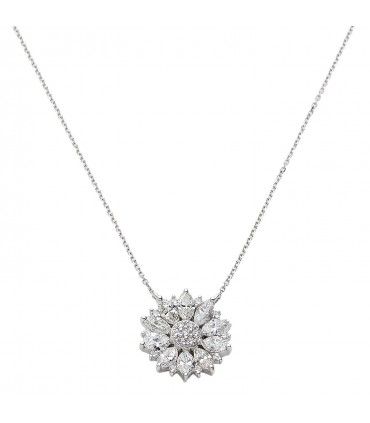 Collier or et diamants