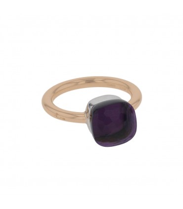 Pomellato Nudo amethyst and gold ring