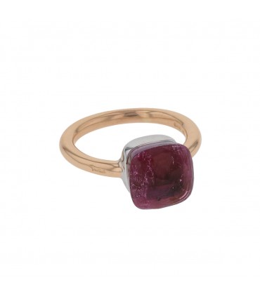 Pomellato Nudo tourmaline and two tones gold ring