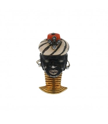 Broche Cartier Tête de Maure