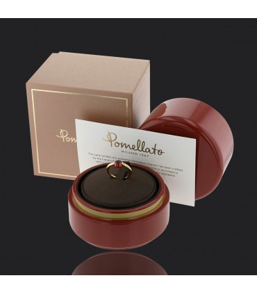 Pomellato M’ama non M’ama garnet and gold ring