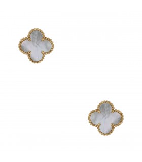 Boucles d’oreilles Van Cleef & Arpels Vintage Alhambra