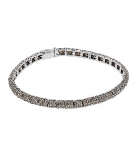 Bracelet or, diamants