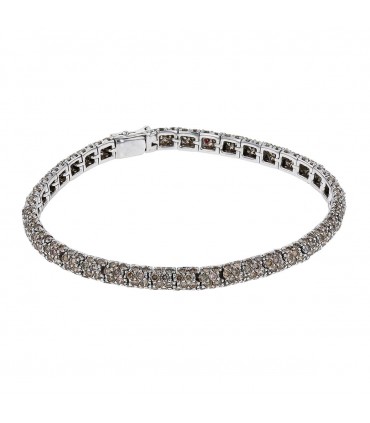 Diamonds and gold bracelet