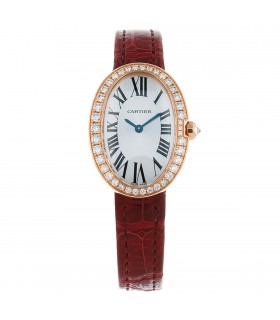 Cartier Baignoire diamonds and gold watch