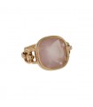 Poiray Indrani quartz and gold ring