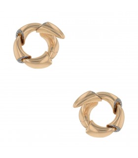 Vhernier Calla diamonds and gold earrings