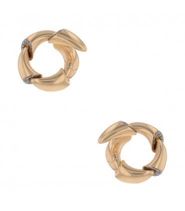Vhernier Calla diamonds and gold earrings