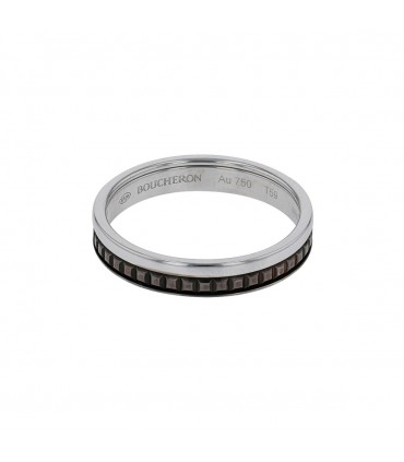Boucheron Quatre Black Edition gold and black PVD ring
