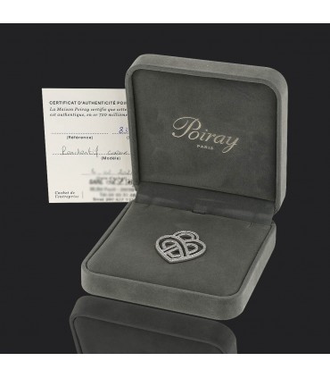 Poiray Coeur Entrelacé diamonds and gold pendant