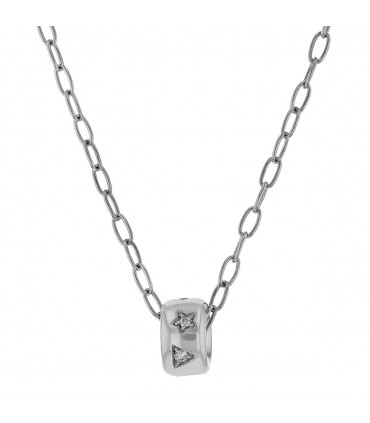 Pomellato Iconica diamonds and gold necklace