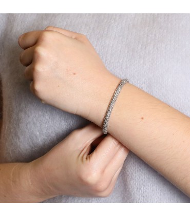 Bracelet or, diamants