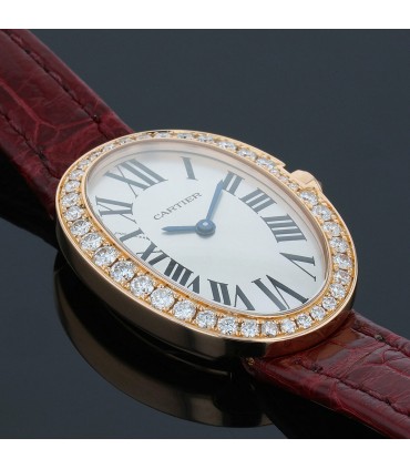 Cartier Baignoire diamonds and gold watch