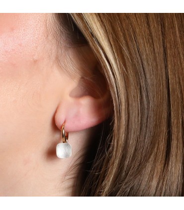 Pomellato Nudo topaze and gold earrings