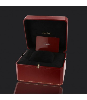 Cartier Tank Must De Blue stainless steel watch