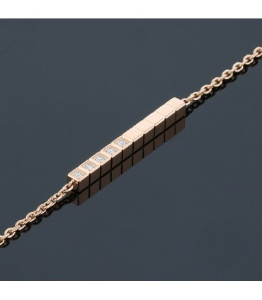 Chopard Ice Cube diamonds and gold bracelet