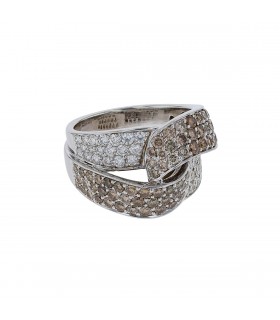 Diamonds and gold ring