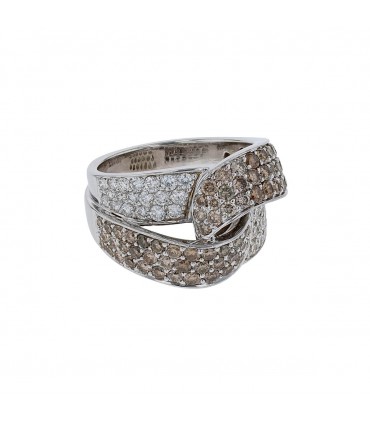 Diamonds and gold ring