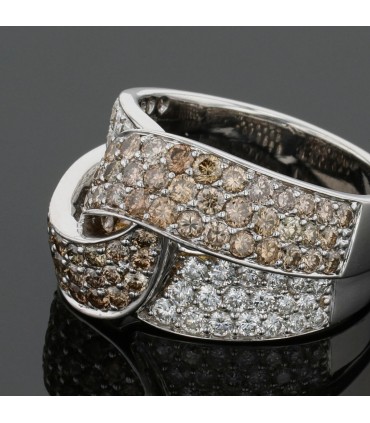 Diamonds and gold ring