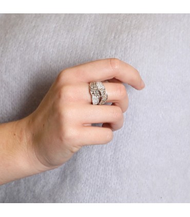 Bague or, diamants