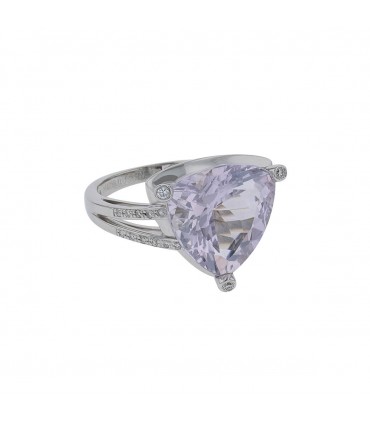 Mauboussin Mes Couleurs à Toi amethyst, diamonds and gold ring