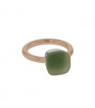 Pomellato Nudo quartz and gold ring