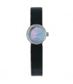 Dior La Mini D diamonds, mother-of-pearl and stainless steel watch