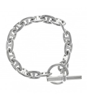 Hermès Chaîne d’Ancre silver bracelet