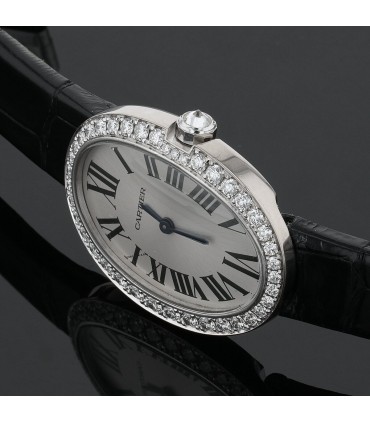 Cartier Baignoire diamonds and gold watch