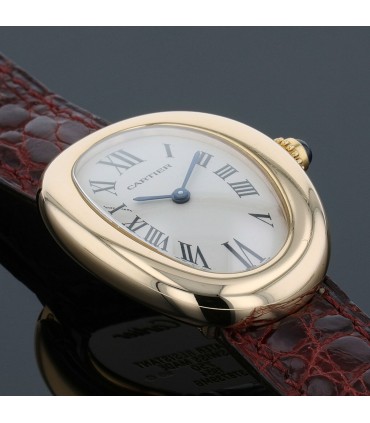 Cartier Baignoire gold watch