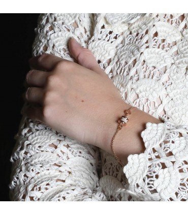 Bulgari B.Zero 1 diamonds and gold bracelet