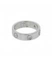 Cartier Love 3 diamonds and gold ring