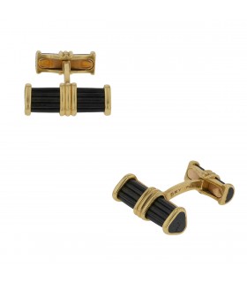 Bry elephant hair, gold cufflinks