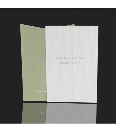 Van Cleef & Arpels Deux Papillons mother of pearl, diamonds and gold necklace