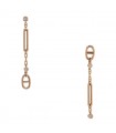 Boucles d’oreilles Hermès Chaîne d'ancre Chaos