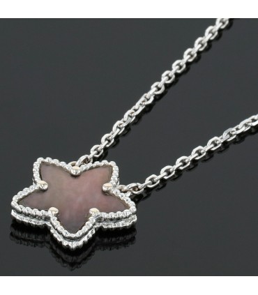 Van Cleef & Arpels Lucky Star mother-of-pearl and gold necklace