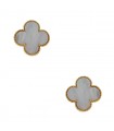 Van Cleef & Arpels Magic Alhambra mother-of-pearl and gold earrings