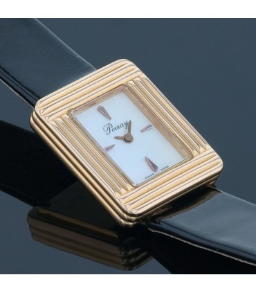 Poiray Ma Première Mini gold and mother-of-pearl watch