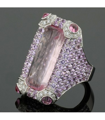 De Grisogono tourmalines, diamonds and gold ring