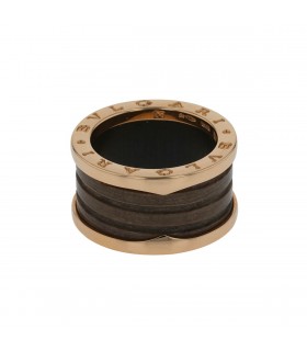 Bulgari B.Zero 1 marble and gold ring