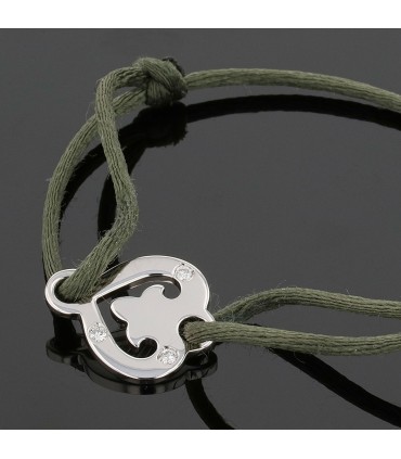 O.J. Perrin diamonds and gold bracelet